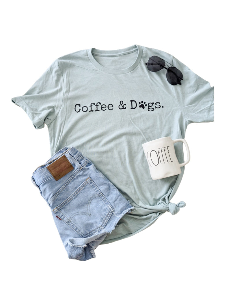 Coffee and Dogs Tshirt