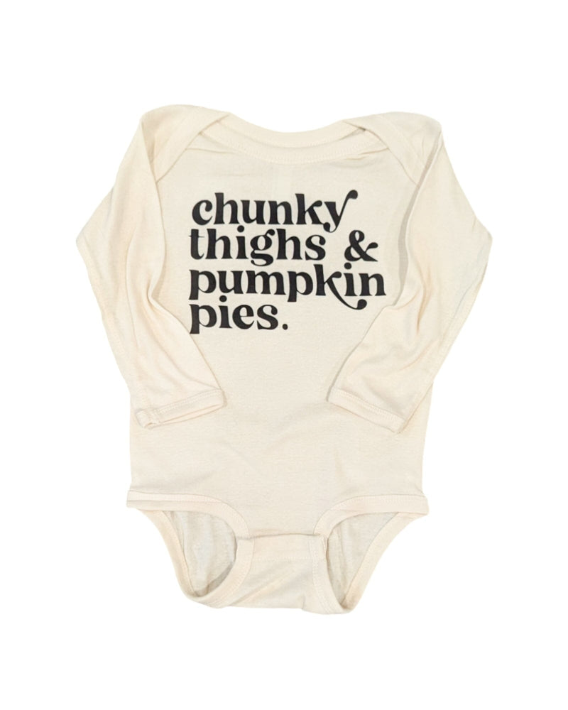 Chunky Thighs and Pumpkin Pies Onesie