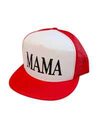 Red Mama 5 Panel Trucker Hat