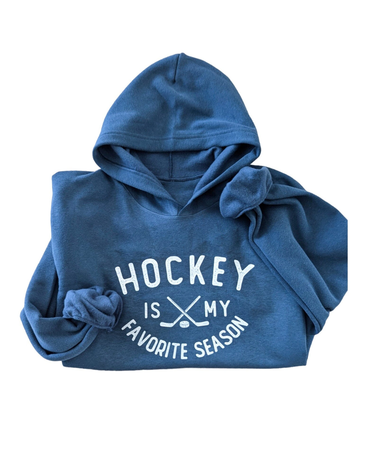 Hockey Graphic Blue Hoodie