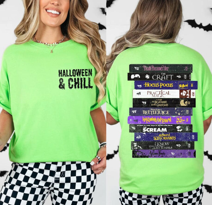 Halloween Movie and Chill Comfort Tee