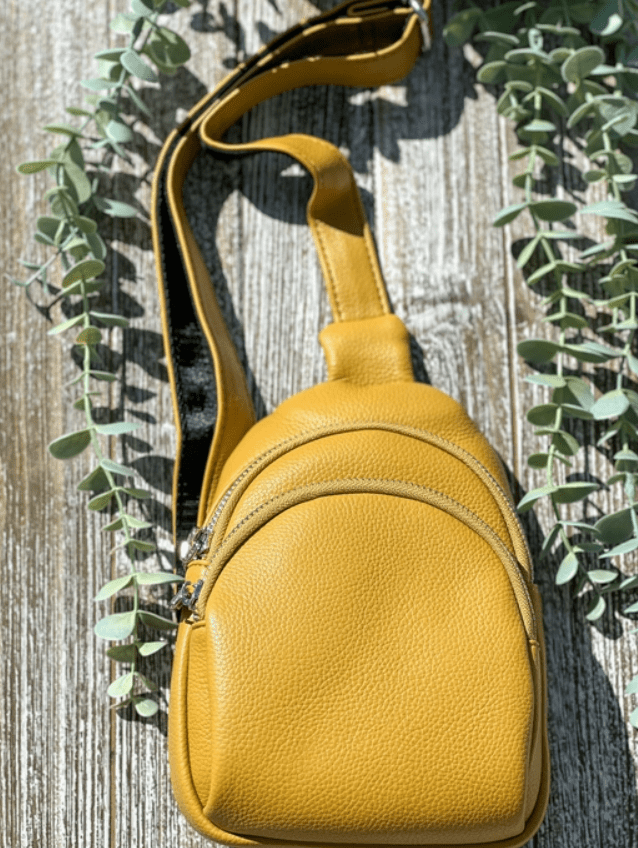 PRE ORDER Selena Mustard Yellow Sling Bag