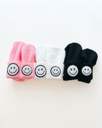 Smiley Beanie | White