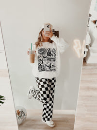 Spooky Vibes Collage Sweatshirt