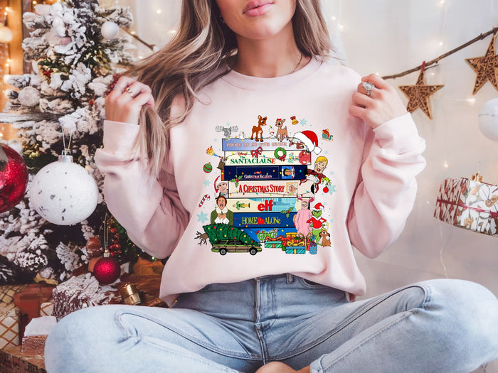 Christmas Movies VHS Pullover