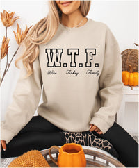 Wine Turkey Family Pullover