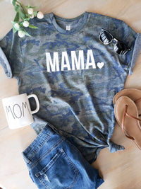 MAMA Vintage Camo T-shirt