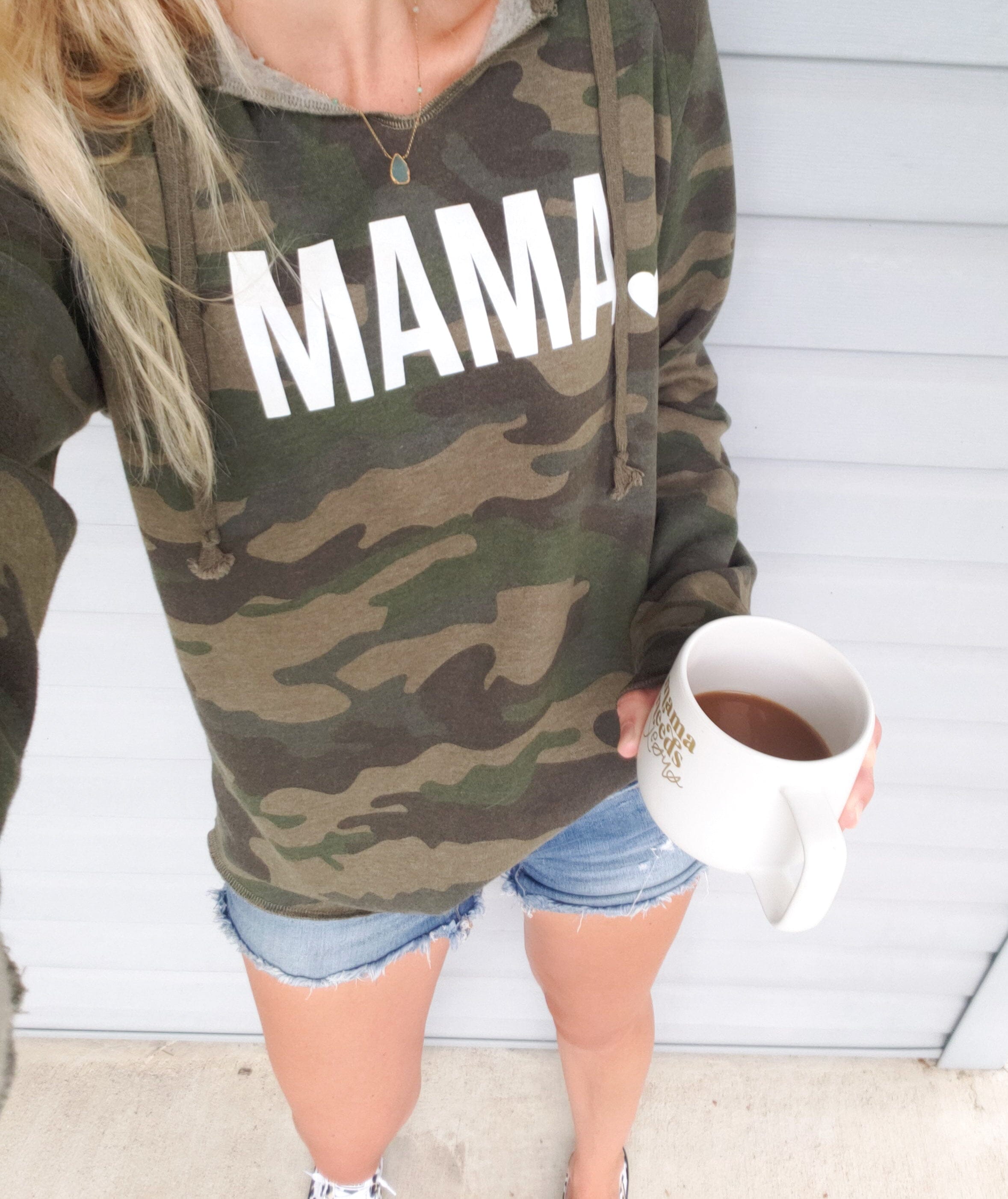 Mama hotsell camo hoodie