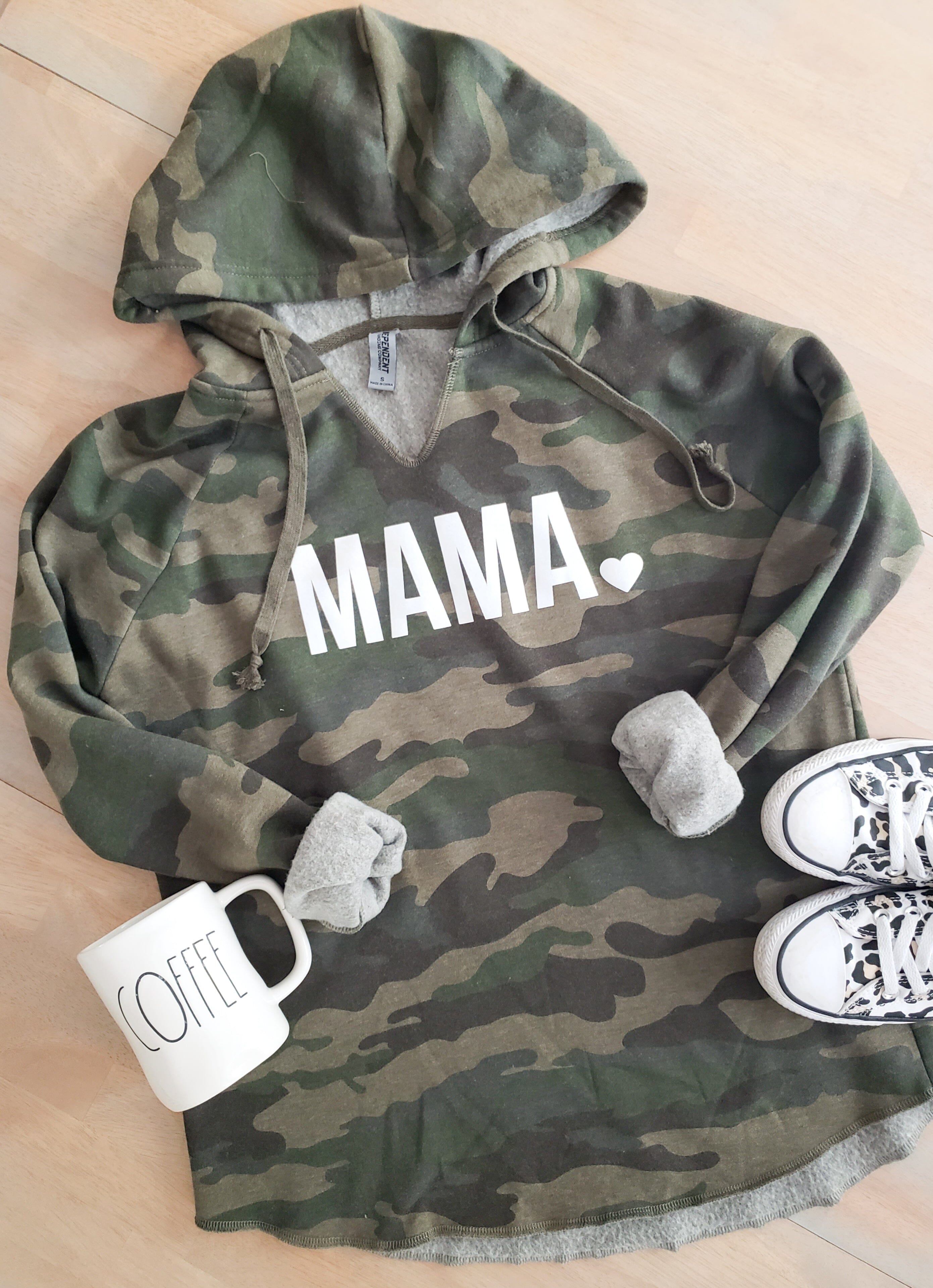 Mama bear camo on sale zip up hoodie