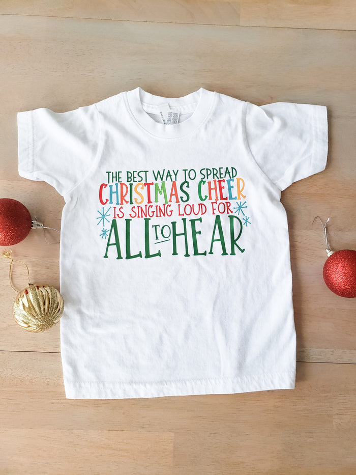 Best Way to Spread Christmas Cheer Child Shirt