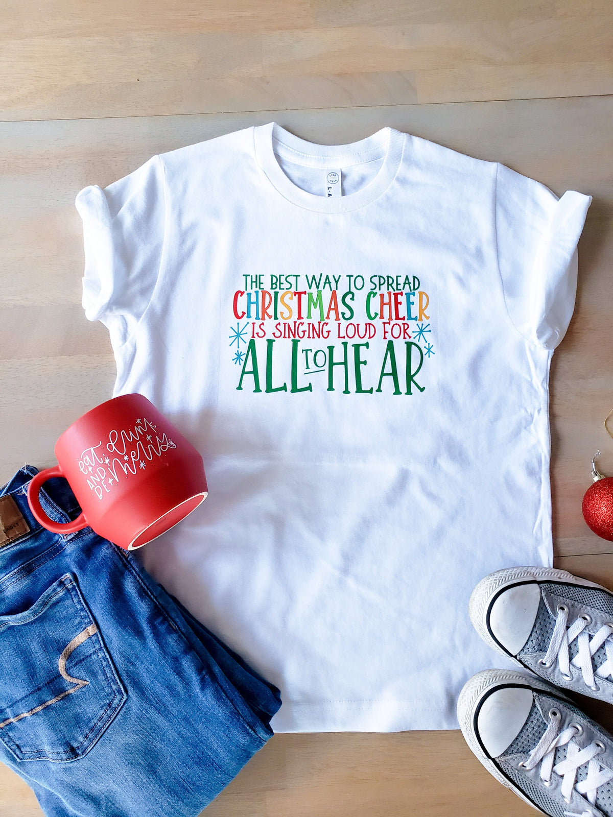 Best Way to Spread Christmas Cheer Adult Shirt