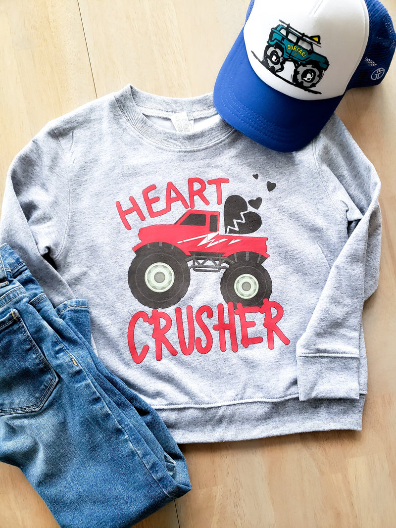 Heart Crusher Toddler Sweatshirt