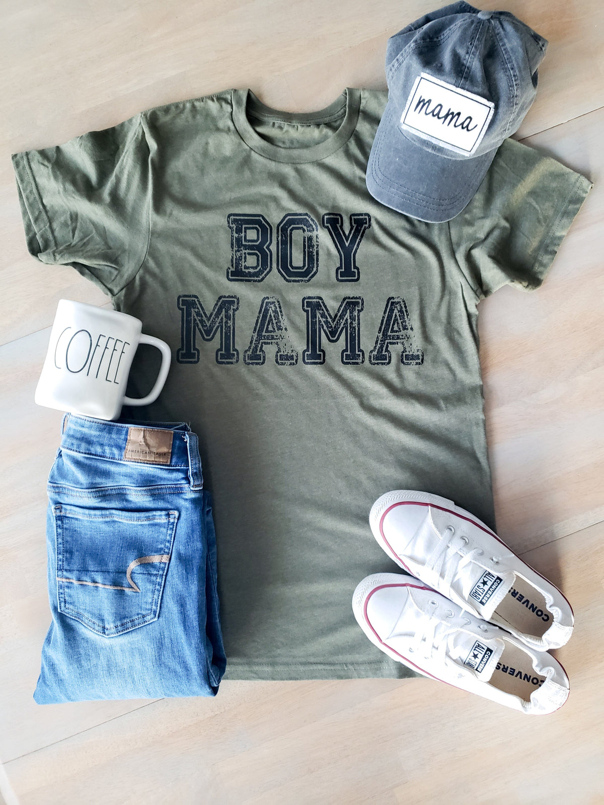 Boy Mama Army T-Shirt