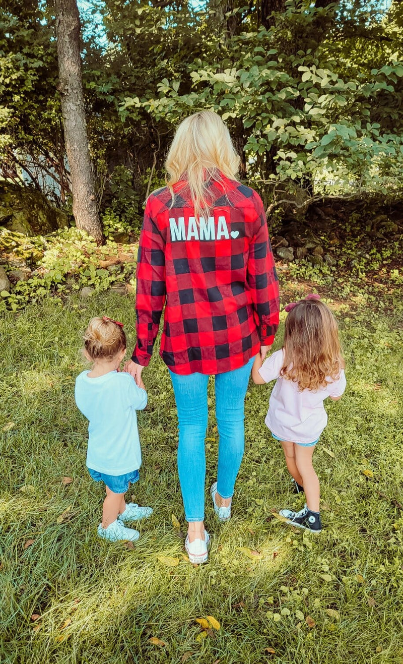 MAMA Red and Black Flannel
