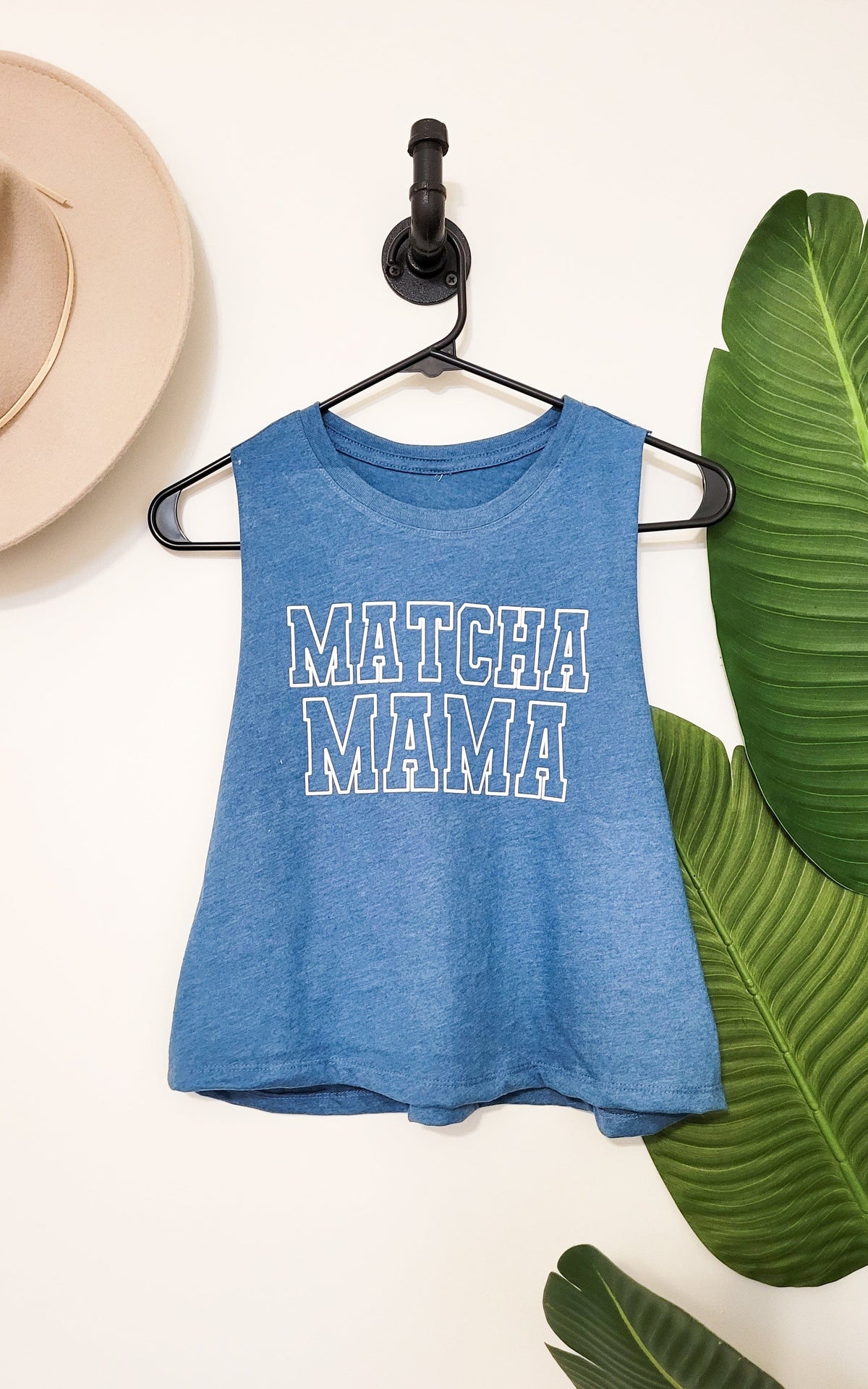 Matcha Mama Slight Crop Tank