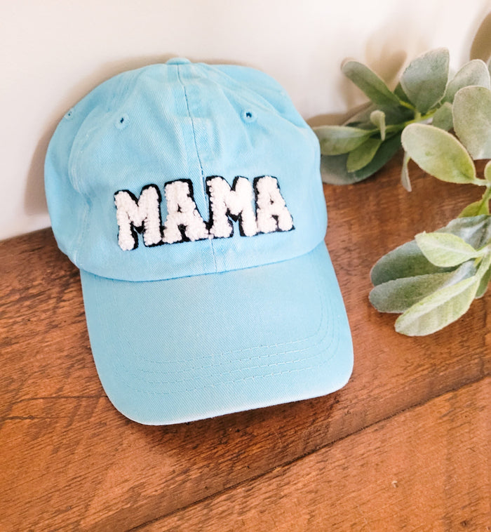Aqua Mama Varsity Letters Cap