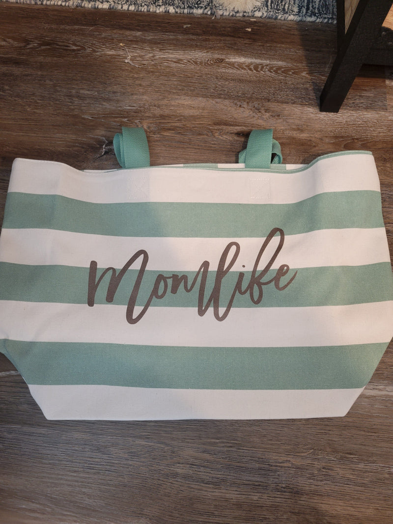 Double sided Misprint Mom life Tote Bag