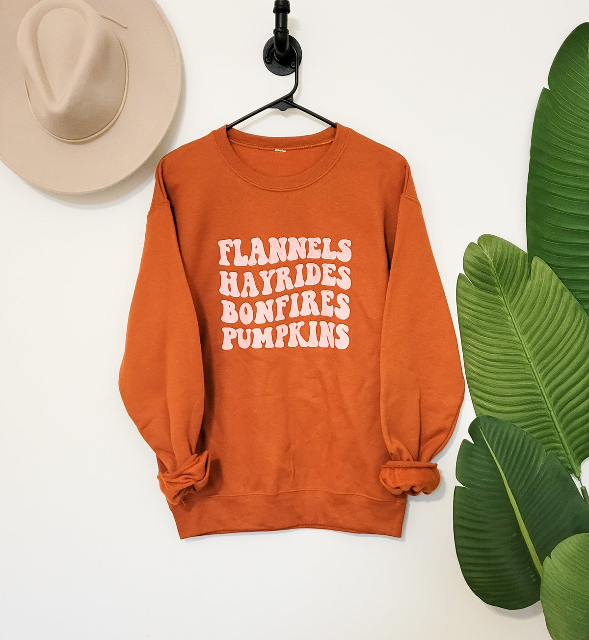 Flannels Hayrides Bonfires Pumpkin Crew