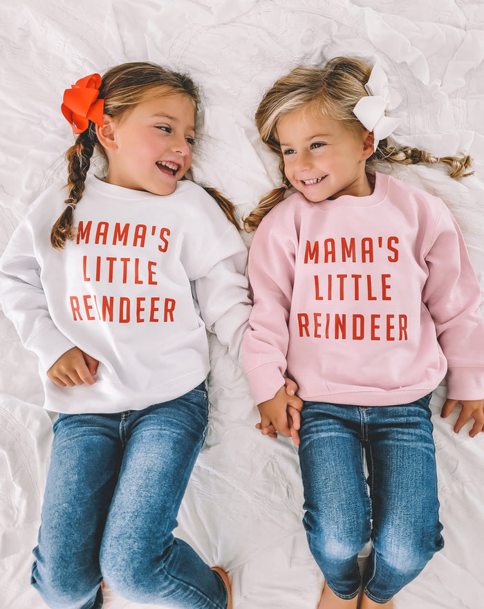 Mama's Little Reindeer Toddler Crew