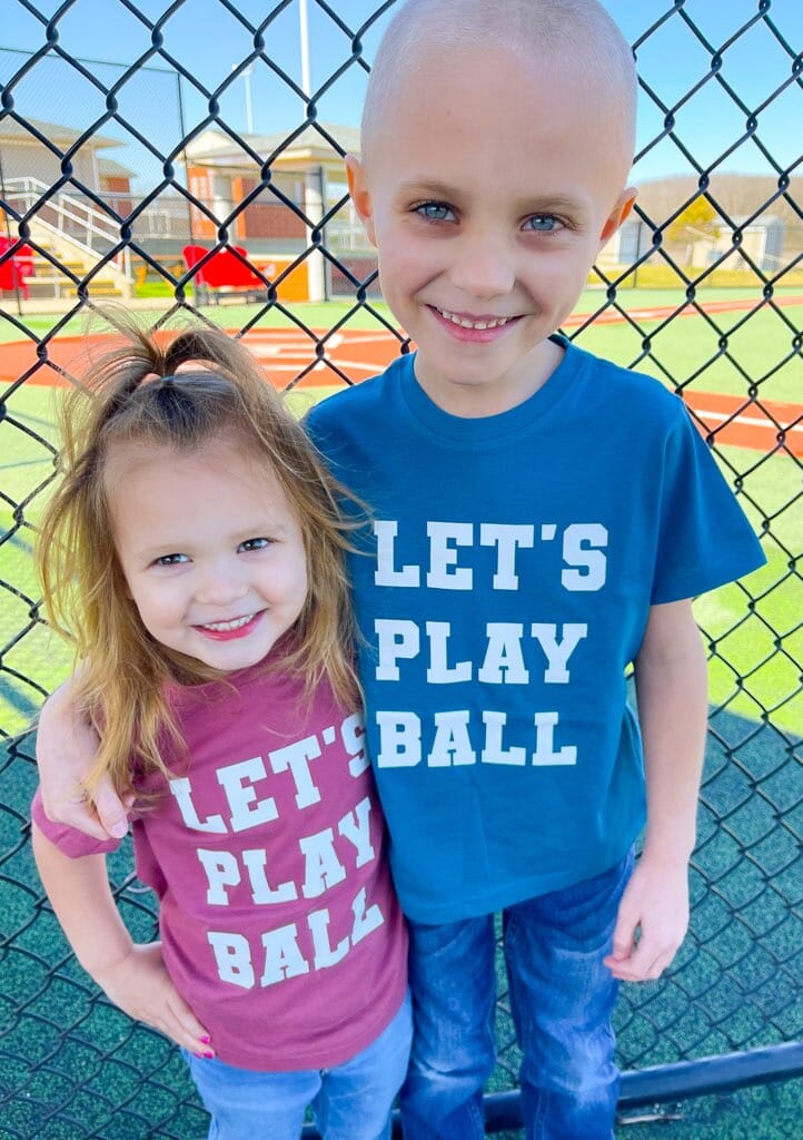 Let's Play Ball Kids Top