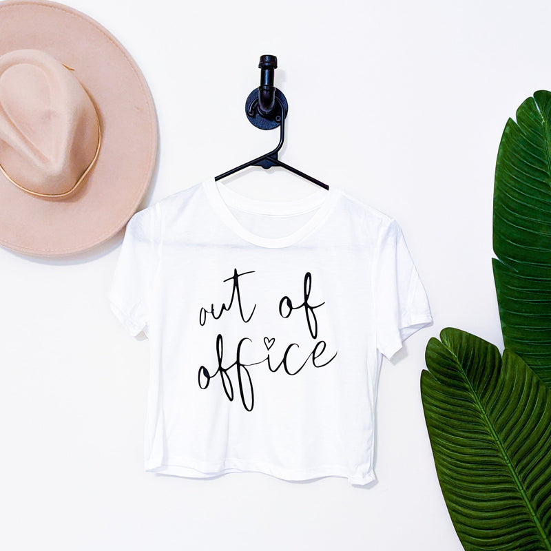 Out of Office Cropped Tee