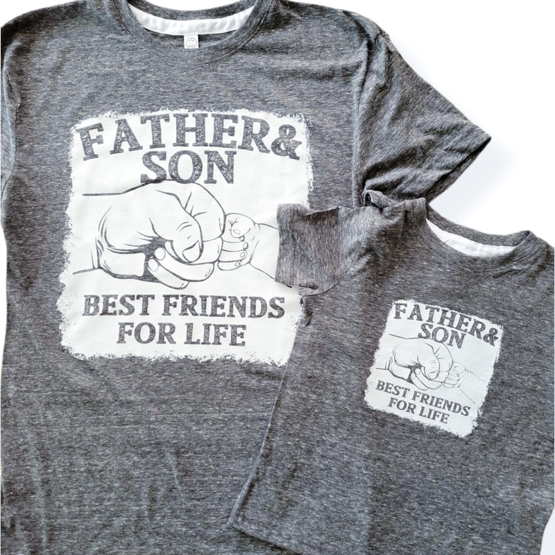 Father and Son Matching Combo Tees Set