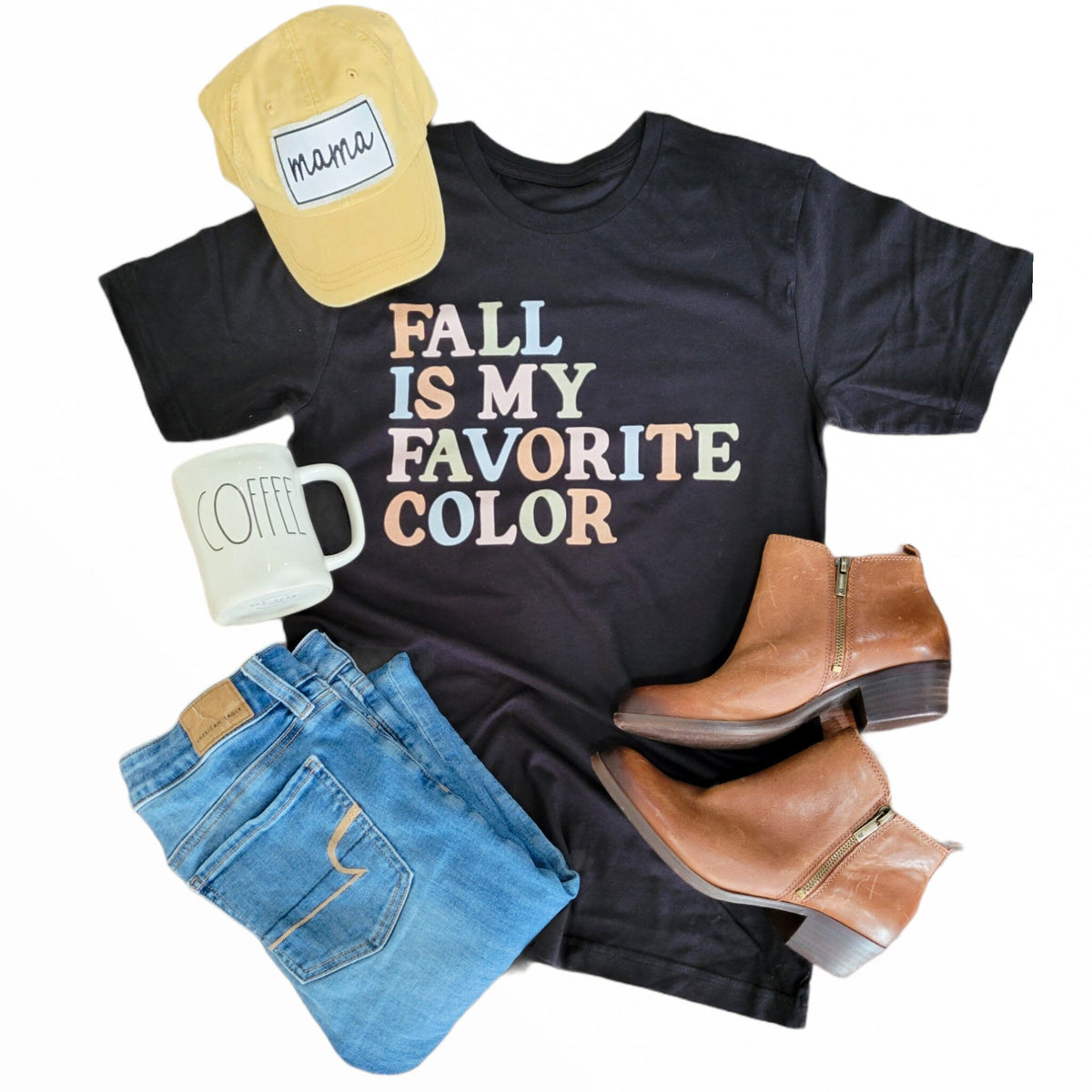 Fall is My Favorite Color Adult Tee