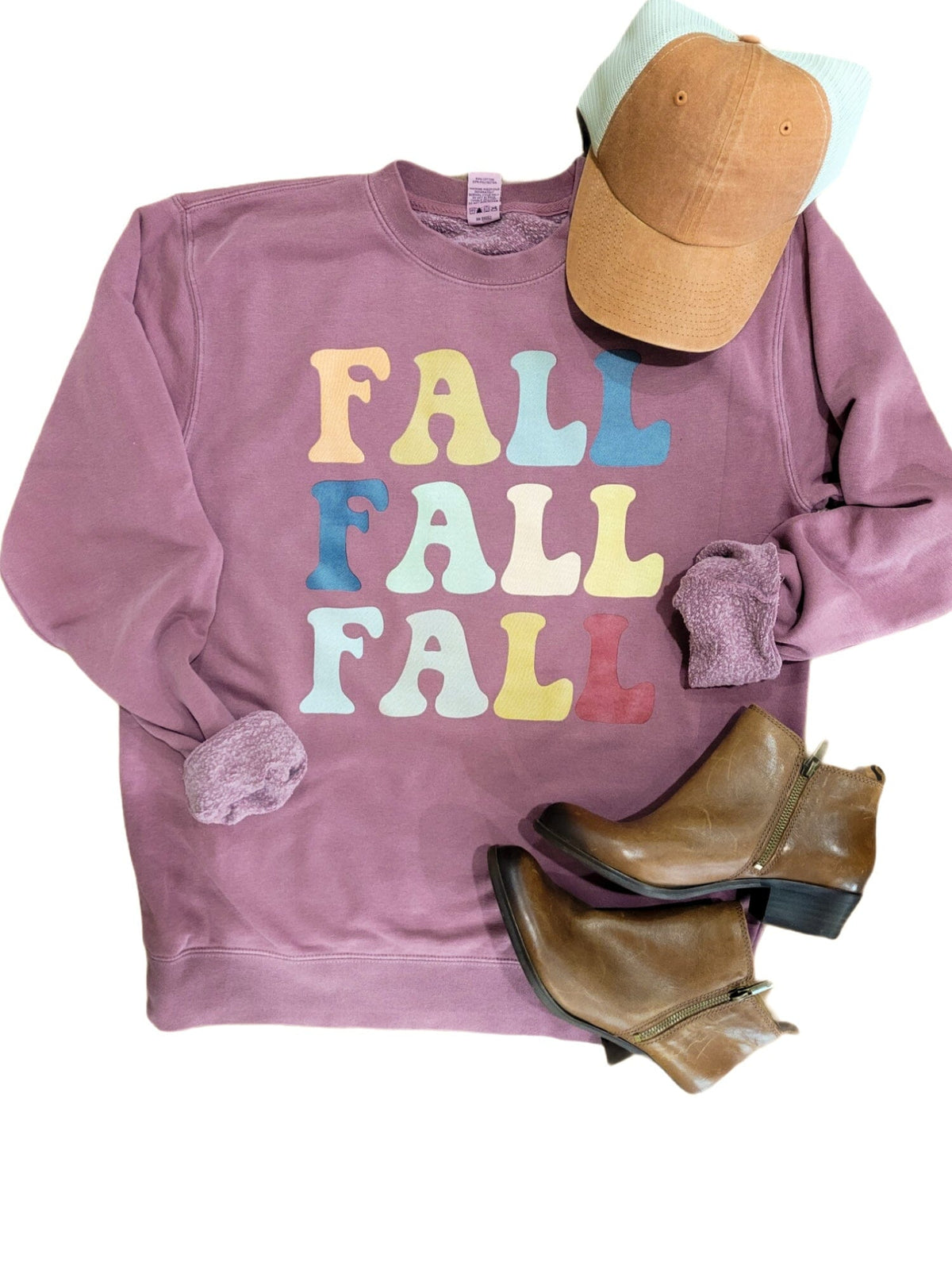 Fall Fall Fall Maroon Crew