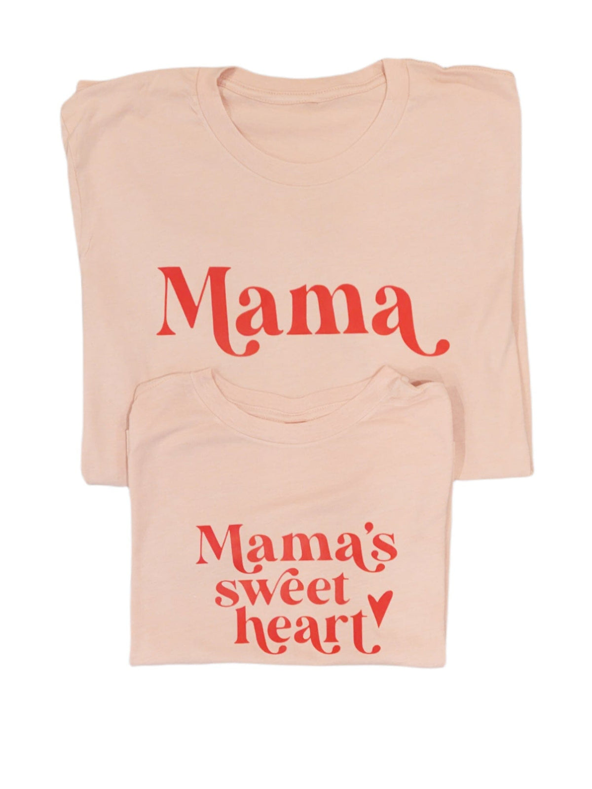 Mama and Mama's Peach Sweetheart Set
