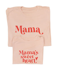 Mama and Mama's Peach Sweetheart Set