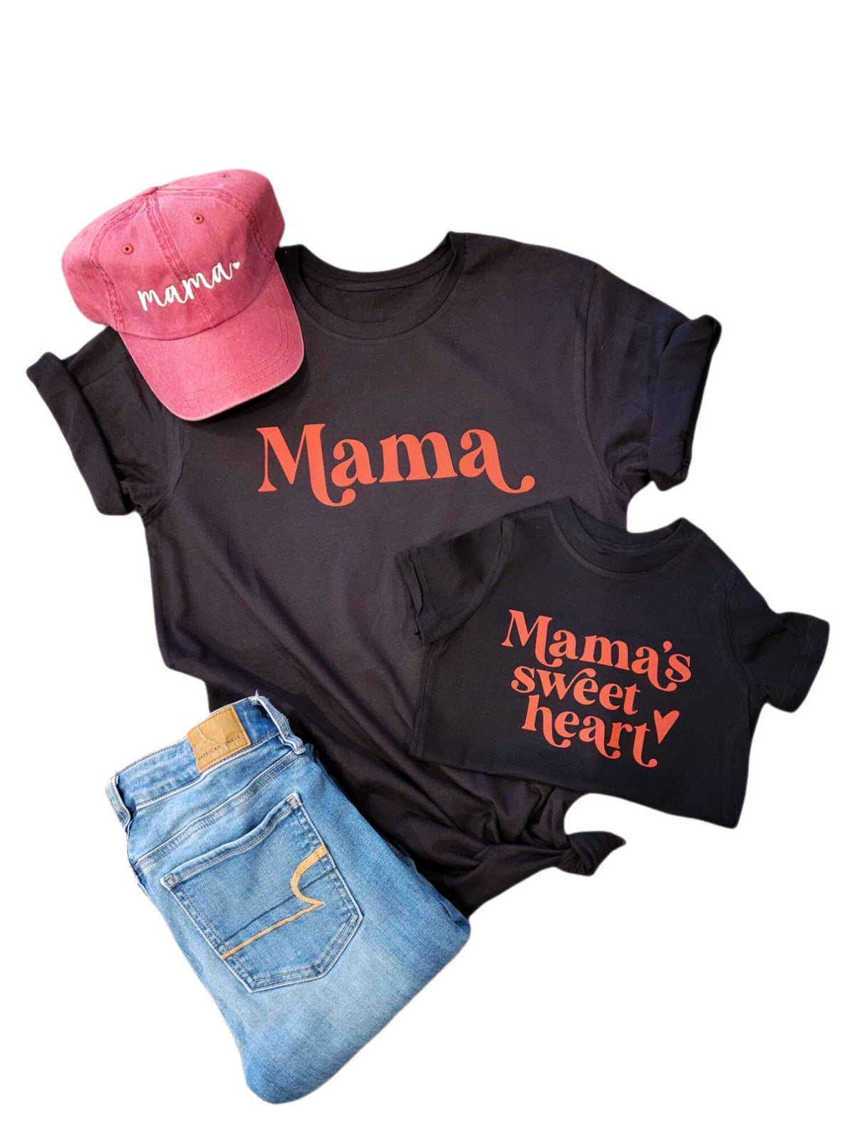 Mama and Mama's Black Sweetheart Set