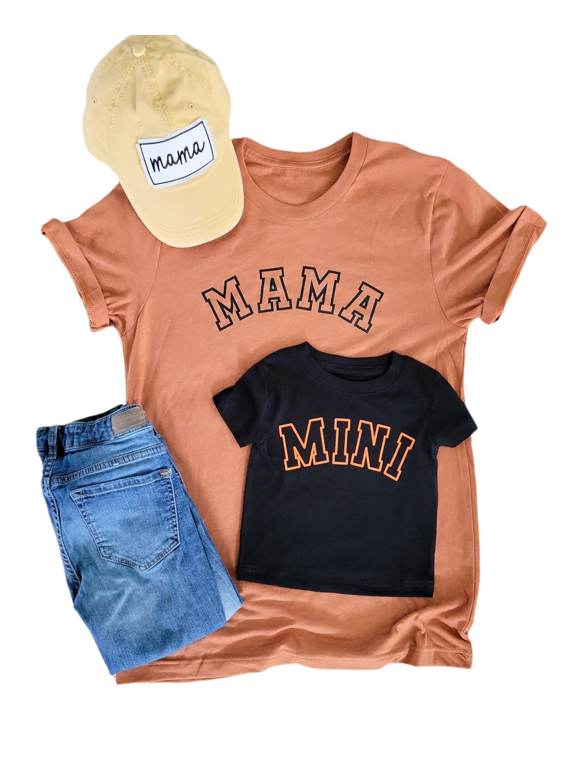 Mama Mini Orange and Black Set