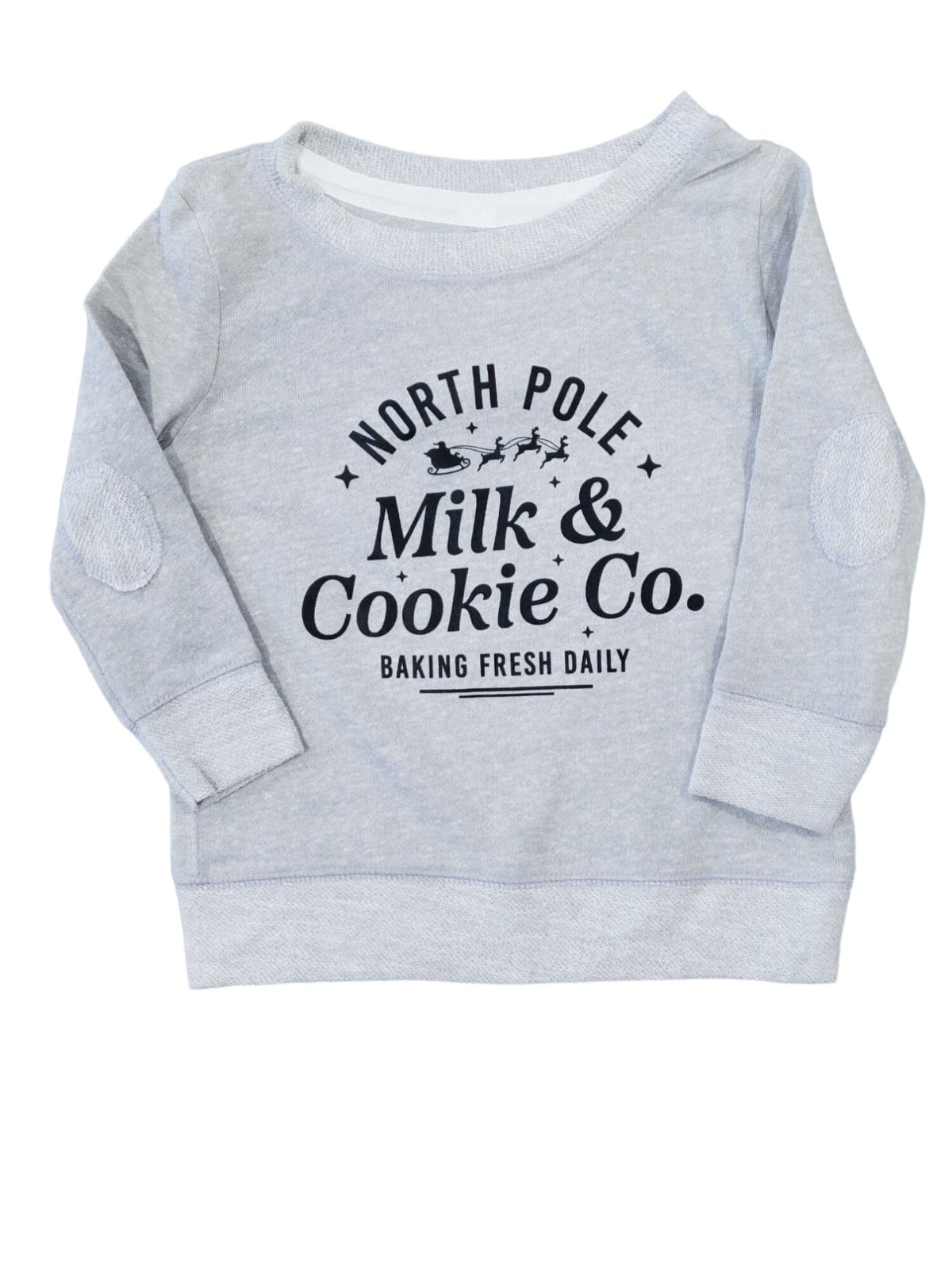 Grey Milk and Cookies Kid Crew