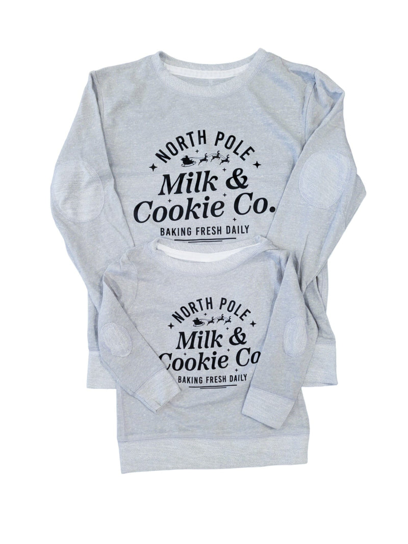 Grey Milk and Cookies Sweatshirt Set