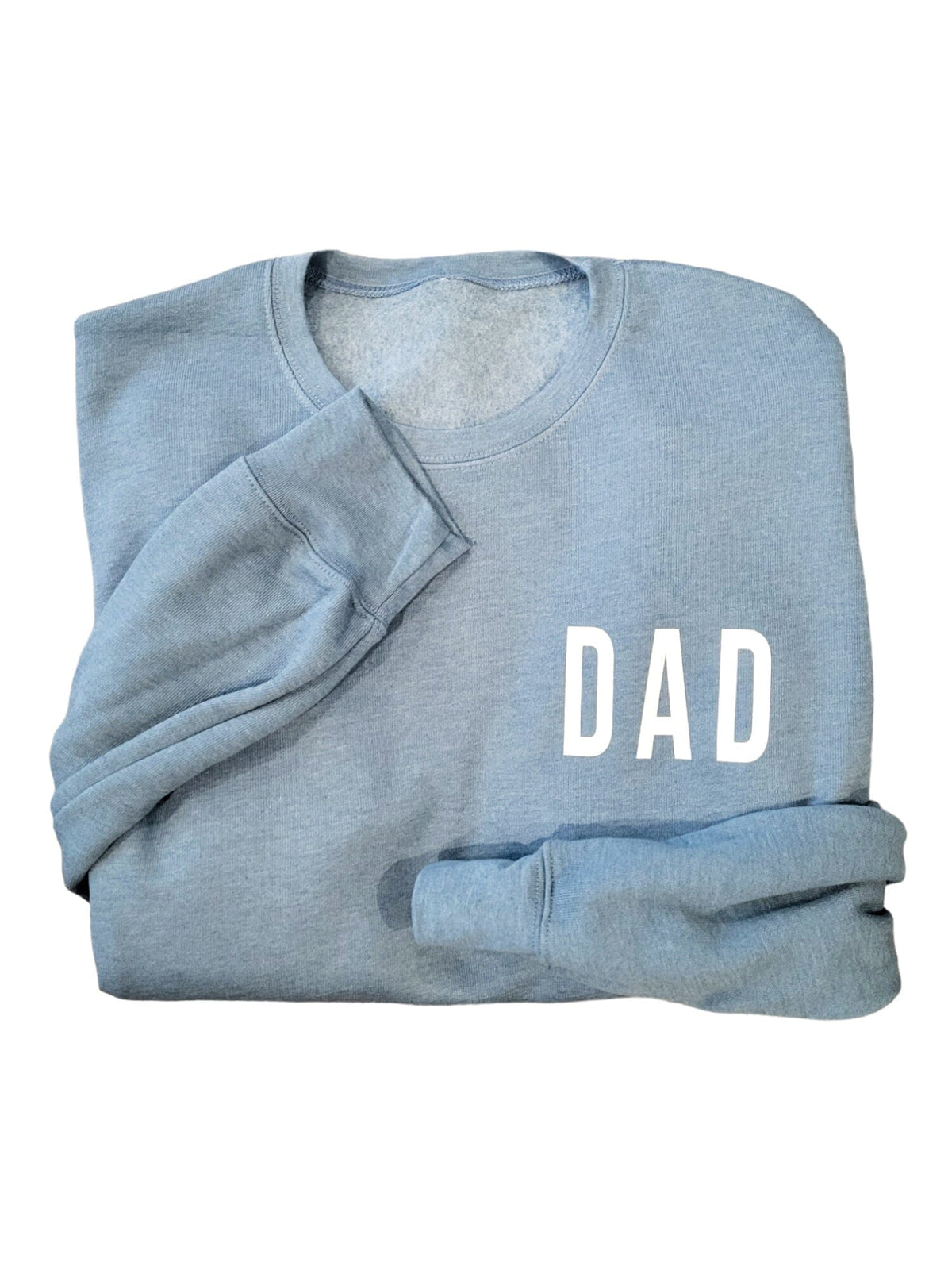 Heather Teal Dad Pullover