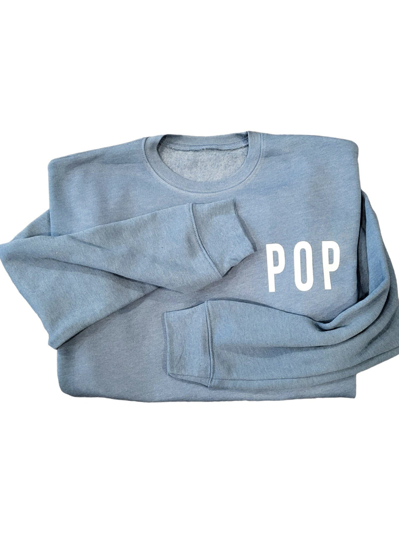 Heather Teal Pop Pullover