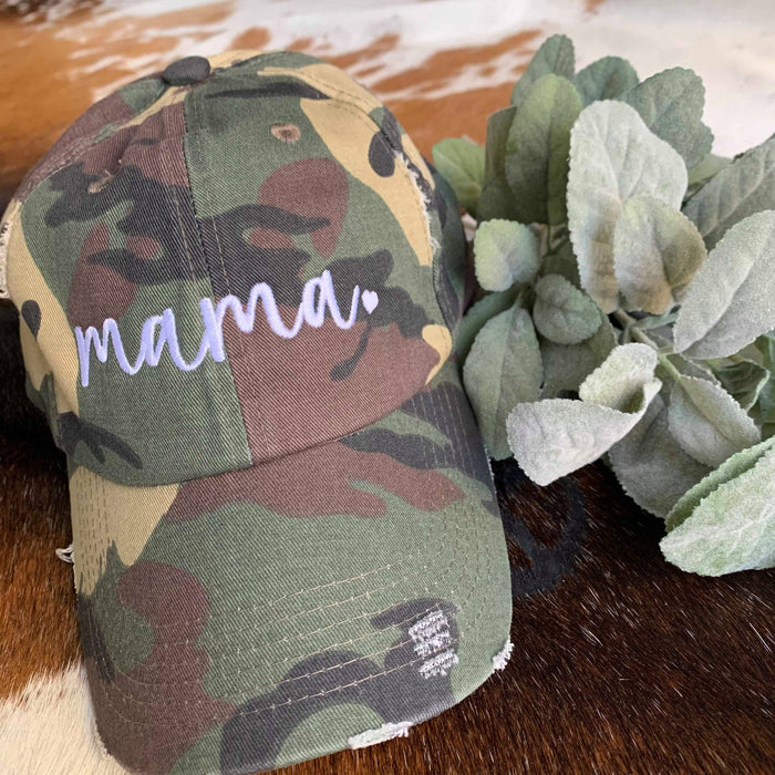 Script Mama Camo Hat