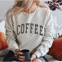 Distressed Coffee Pullover
