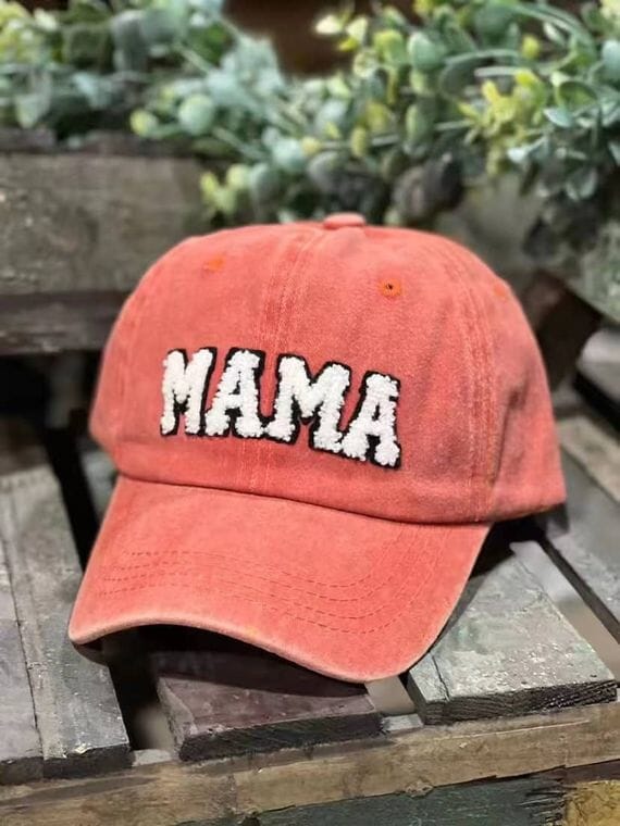 Coral Mama Varsity Letters Cap