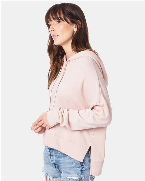 Rose French Terry Crop Hoodie