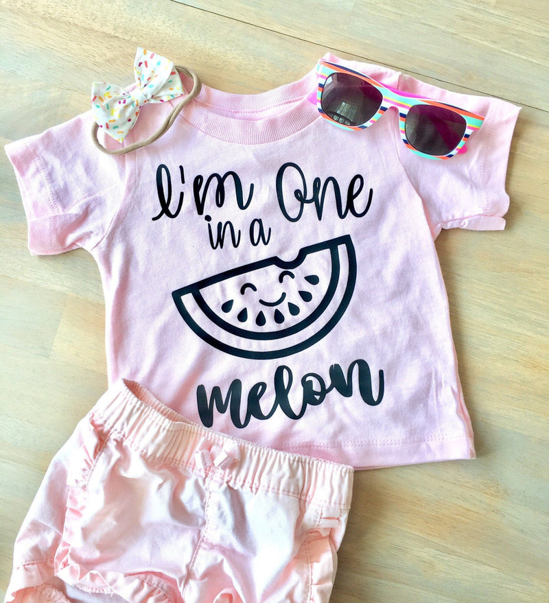 One in a melon Watermelon Birthday Shirt - 
