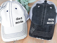 Mom and Dad Hats • Mom Mode Dad Mode Hat - 