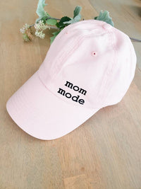 Mom mode pink hat • mama hat - 