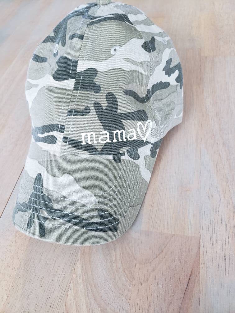 Camo Mama Hat • One Size Adjustable Hat - 