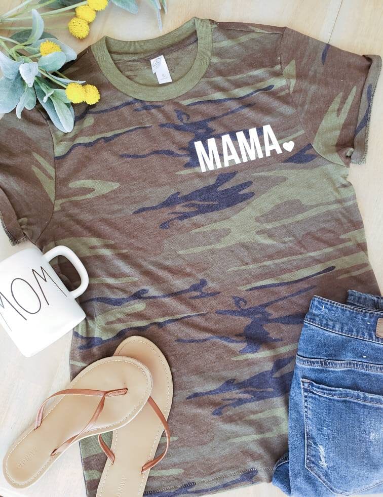 CAMO Mama Tee • Unisex Camo shirt - 