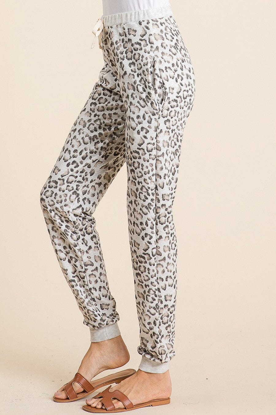 Leopard French Terry Joggers